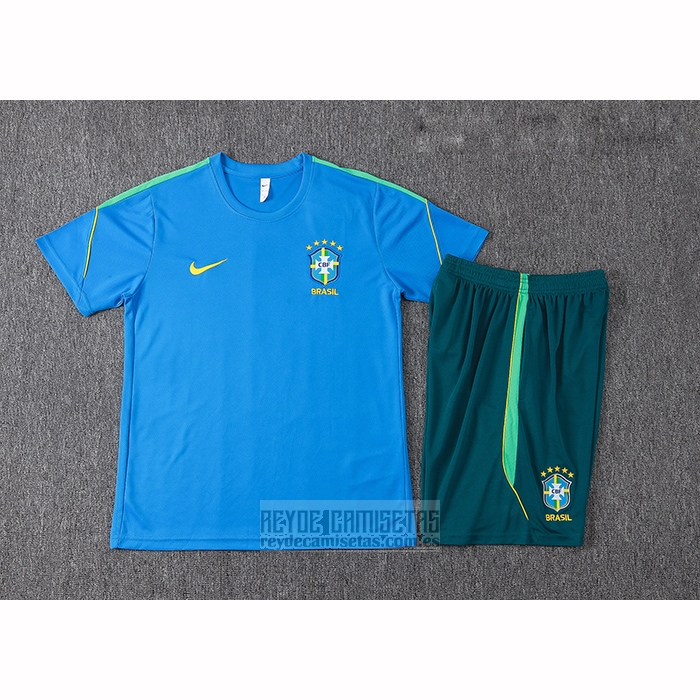 Chandal del Brasil Manga Corta 2026-2027 Azul - Pantalon Corto